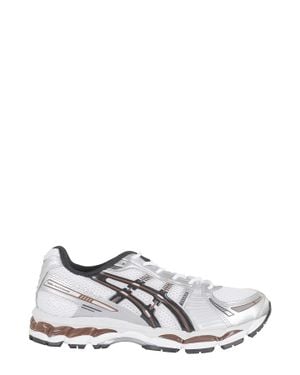 Asics Gel Kayano 12.1 Synthetic-Leather-Trim Mesh Sneakers - White