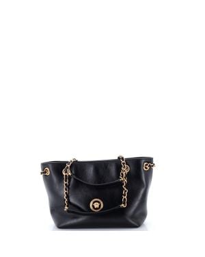 Versace Medusa Icon Chain Tote Leather Mini - Black