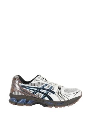 Asics Cream Gel Kayano 14 Faux-Leather Sneakers - White