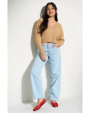 Callaghan Camille Knit Pullover Sweater - Blue