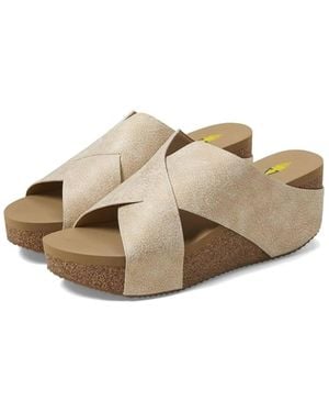 Volatile Firefly Criss Cross Sandals - Natural