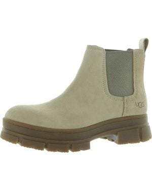 UGG Ashton Chelsea Leather Chelsea Boots - Green
