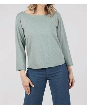 Mod-o-doc Stripe Boatneck Top - Blue