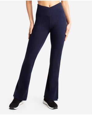 Danskin Slit Flare Pant - Blue