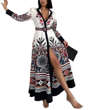 WELLWAY Maxi Dress - White