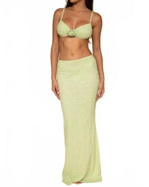 Montce Natalia Maxi Skirt - Yellow