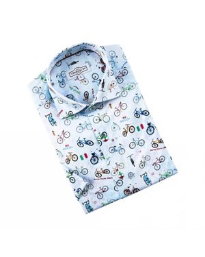 7 Downie St. Short Sleeve Shirt - Blue