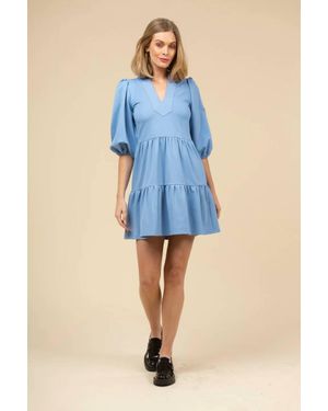 Smith & Quinn Tory Ponte Dress - Blue