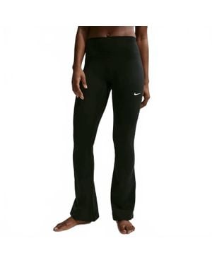 Nike One High-Waisted Flared Leggings - Black