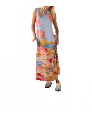Briton Court Stephe Maxi Dress - Blue