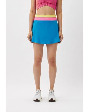 Beach Riot Coast Skort Stretch Tennis Skirt Performance Kfc118 - Blue