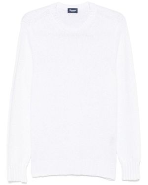 Drumohr Crew Neck Sweater - White