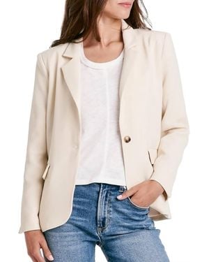 Another Love Berkley Long Sleeve Blazer - White