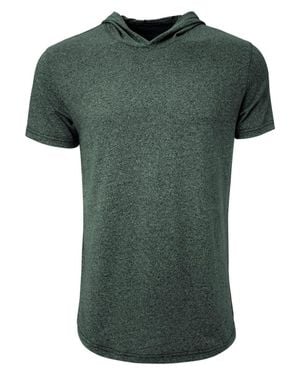 Next Level Mock Twist Hoodie T-Shirt - Green