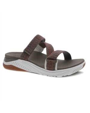 Dansko Rosette Adjustable Eva Sandals - Brown