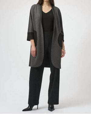 Joseph Ribkoff Scuba Jersey Straight Cover-Up - Black