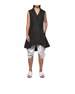 Simply Mila Imperial Collar Tunic - Black