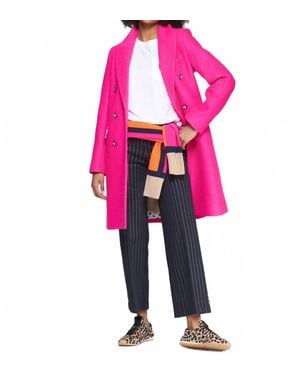 Vilagallo Lian Long Coat - Pink