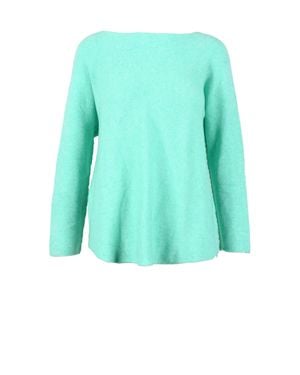 SPADALONGA Aqua Minimalist Crewneck Sweater - Green