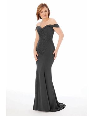 Mgny Off Shoulder Mermaid Gown - White