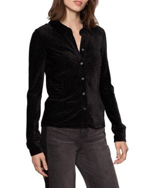 Sanctuary Fitted Button Down - Black