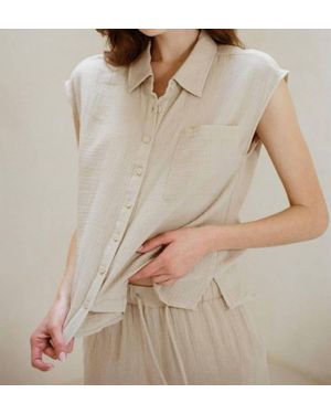 By Together Sunrise Sail Top - Natural