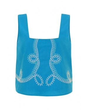 Anna Cate Blake Top - Blue