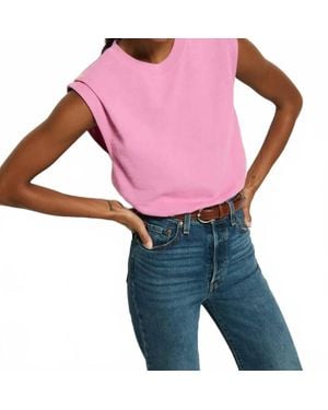 Nation Ltd Marina Muscle Tee - Pink