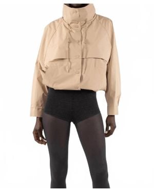 OOF WEAR Water Repellent Short Jacket - Natural