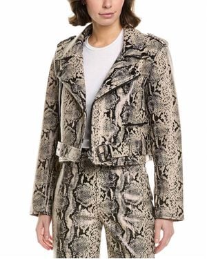 Mother The Chopper Moto Jacket - Gray