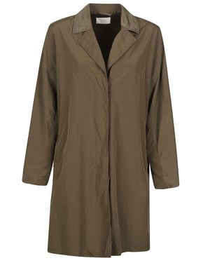 The Row Three-Quarter Sleeve Minimalist Coat - Green