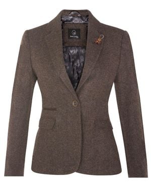 Oliver Tweed Tweed 1920S Herringbone Blazer - Brown