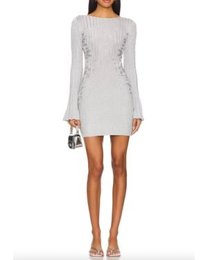 Significant Other Niamh Mini Dress - Gray