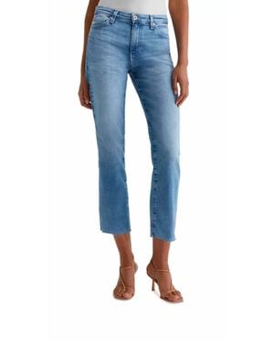 AG Jeans Mari Crop Jeans - Blue