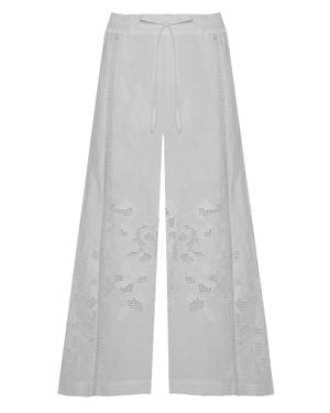 Beatrice B. 1130 Ri921 Wide Pants - White