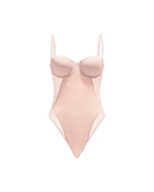 Wolford Microfibre Light Shape Body - Pink