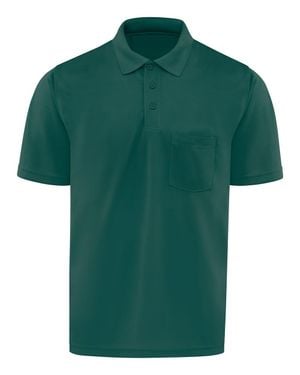 Red Kap Short Sleeve Performance Knit Pocket Polo - Green