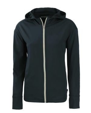 Cutter & Buck Daybreak Eco Recycled Full Zip Hoodie - Black