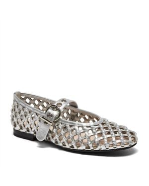 Silent D Blessie Flat Shoes - White