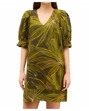 Marie Oliver Ola Mini Dress - Green