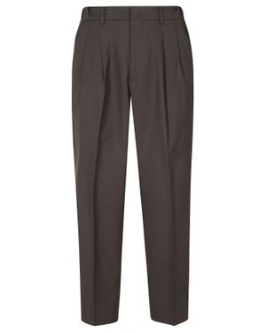 BE ABLE Sato Wool Gabardine Pants - Gray