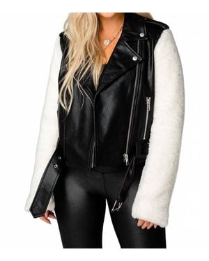 BuddyLove Quinn Vegan Leather Jacket - Black