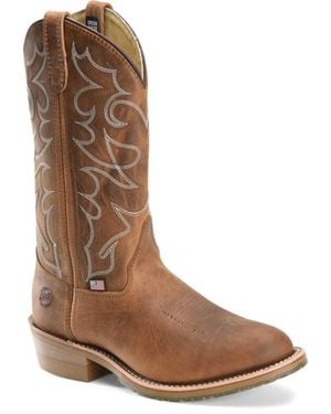 Double H Boot Dylan Ice Work Western Boots - Brown