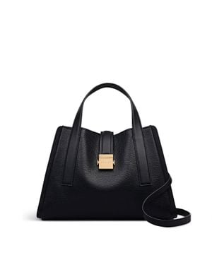 Radley Sloane Mews Ziptop Satchel Bag - Black