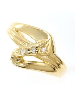 MCM K18 Diamond Ring 9.5 - Metallic