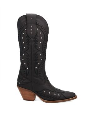 Dan Post Pretty 'N Leather Boots - Black