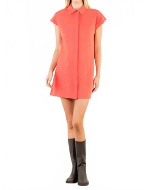 Thml Collared Shirt Mini Dress