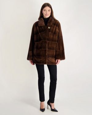 Gorski Mink Jacket - Brown