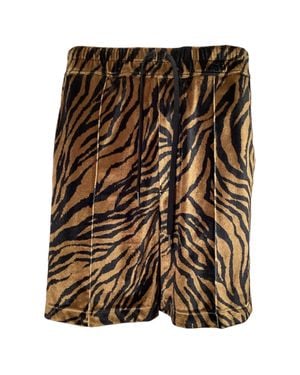 Tom Ford Velvet Drawstring Shorts - Brown