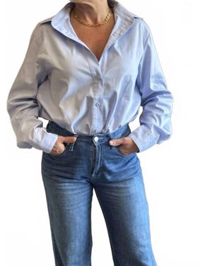 Etta Classic Oxford Shirt - Blue